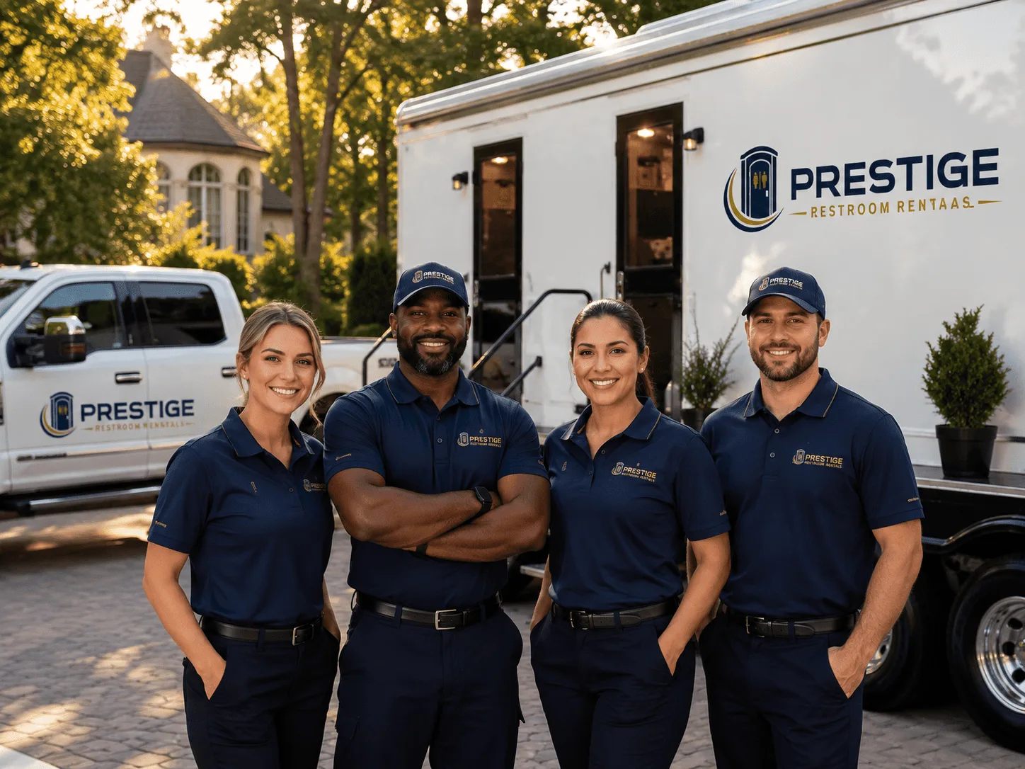 Trusted Luxury Portable Restrooms company in Leslie, WV